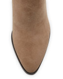 Blake Suede Ankle Boot, Oatmeal