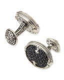 Pave Spinel Cuff Links