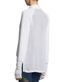 Veneer Dual Zip-Up Jacket, White