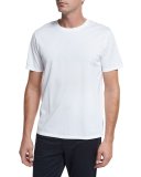 Mercerized Cotton Crewneck T-Shirt