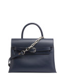 Attica Chain Crossbody Bag, Navy