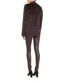 Petah Classic Georgette Blouse, Port