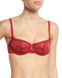 Intuition Underwire Demi Bra, Candy Apple
