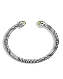 Cable Classics Bracelet with Prasiolite and Diamonds