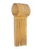 Delfine Rigid Brass Chain Bracelet