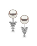 Pearl & Diamond Jacket Earrings