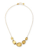 18k Gold Stone Bib Necklace