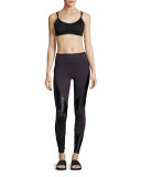 Forge High-Rise Athletic Leggings, Purple/Black