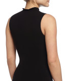 Seamless Mock-Neck Thong Bodysuit