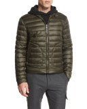 Roland Quilted Down Jacket, Olive