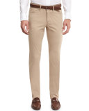 Collection Perfect Poplin 5-Pocket Pants, Sandalwood
