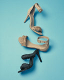 Pippi Suede Fringe Sandal, Buff