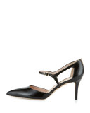 Phoebe Patent Mary Jane Pump, Black