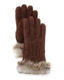 Classic Heritage Toscana Gloves, Chocolate