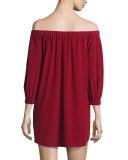 Desiree Off-the-Shoulder Tunic Dress