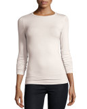 Soft Touch Long-Sleeve Crewneck Tee