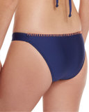 Stitch Tab-Side Swim Bottom, Navy