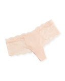 Insaisissable Lace-Trim Boy-Leg Briefs, Pink/Orange
