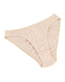 Cotton Seamless High-Cut Briefs, Skin
