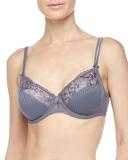 Pont Neuf Underwire Bra, Slate Gray