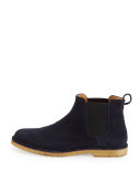 Sawyer Suede Chelsea Boot, Navy