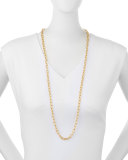 Small Oval-Link Chain Necklace, 36"L