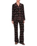 Love Blade Pajama Pants, Black