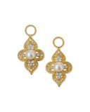 18k Provence Flower Earring Charms