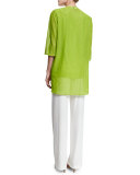 Mod Mesh Draped Jacket