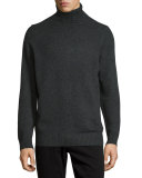 Chunky Wool/Cashmere-Blend Turtleneck Sweater