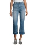 The Jane High-Rise Straight Cropped Jeans with Released Hem, Yenz