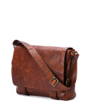 Logan Men's Messenger Bag, Antique Cognac