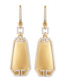 Metropolis Small Octagon Diamond Earrings