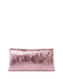 Ines Metallic Small Pochette Bag, Pink