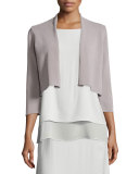 Open-Front Short Cardigan, MiIkwood