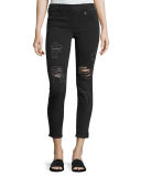 Runway Cropped Denim Legging