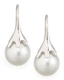 White South Sea Pearl Drop Earrings