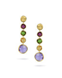 Jaipur 18K Gold Mixed Semiprecious Stone Drop Earrings