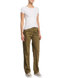 Straight-Leg Cargo Pants, Juniper
