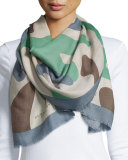 Large Graphic Camo SCARF