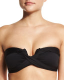 Twist Bandeau Swim Top, D-DD Cup 