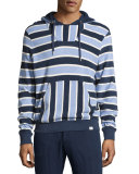 Karson Toweling Striped Hoodie