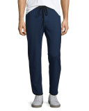 Contrast-Trim Jogger Pants