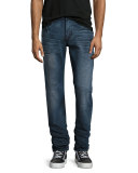 Geno Flap-Pocket Straight-Leg Jeans, Clouds