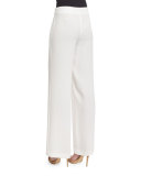 Simmone Admiral Crepe Wide-Leg Pants