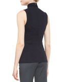 Eulia Tilde 2 Suede Mock Neck Top