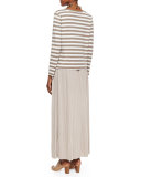 Long-Sleeve Striped Top