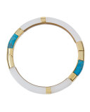 Colorblock Crystal Hinge Bracelet