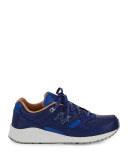 Men's ML530 Leather Trainer Sneaker, Blue/Brown