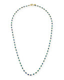 Opal Bezel Swag Necklace, 42"